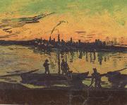 Coal Barges (nn04) Vincent Van Gogh